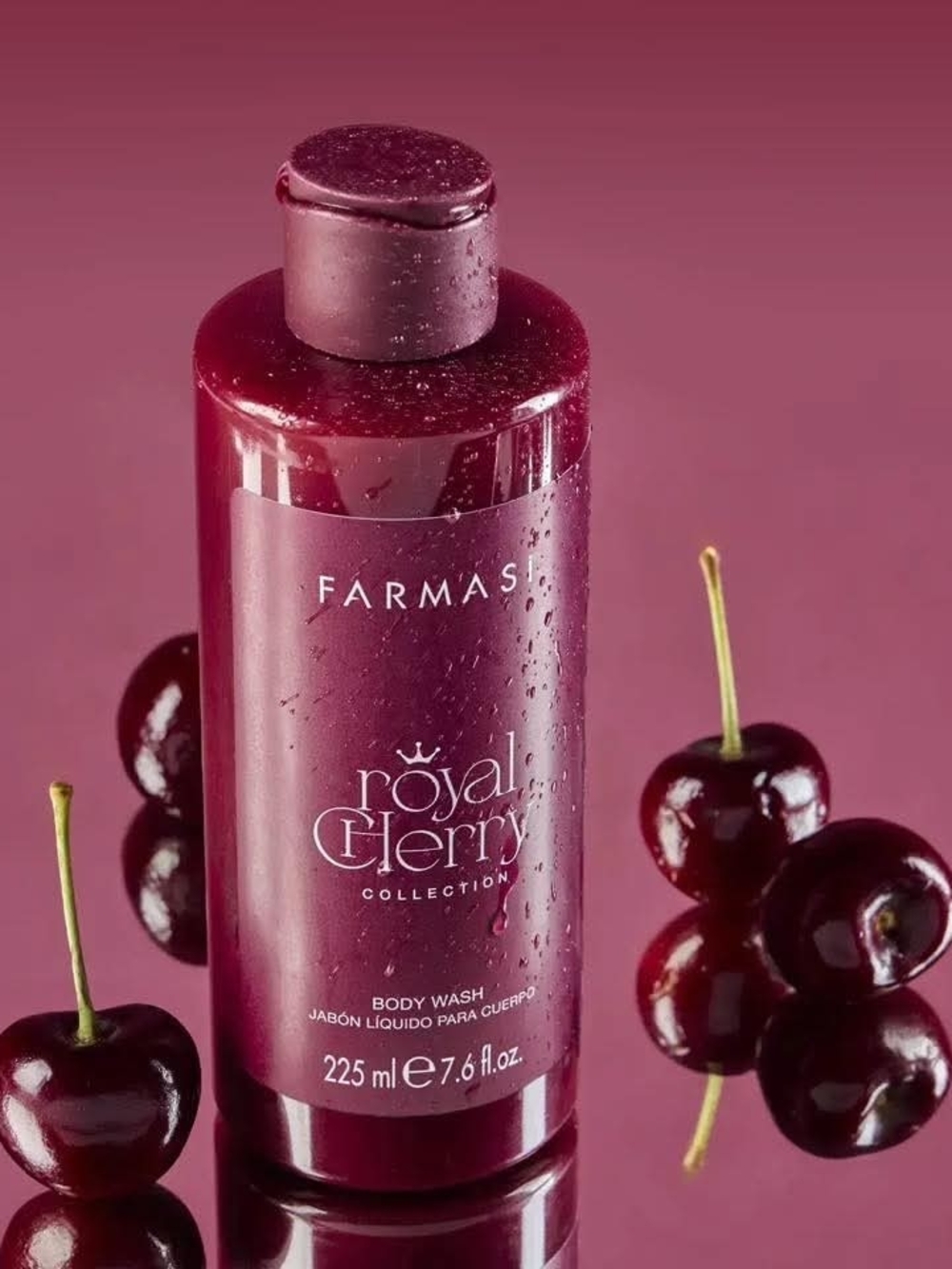 Farmasi Royal Cherry Body Wash - Burgundy